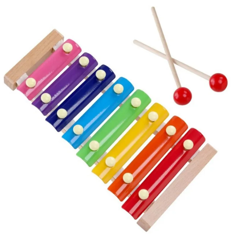 Baby Educational Toys Xylophone Wooden Eight-Notes Frame Style Funny Instrument Piano Musical for Children Gifts | Игрушки и хобби