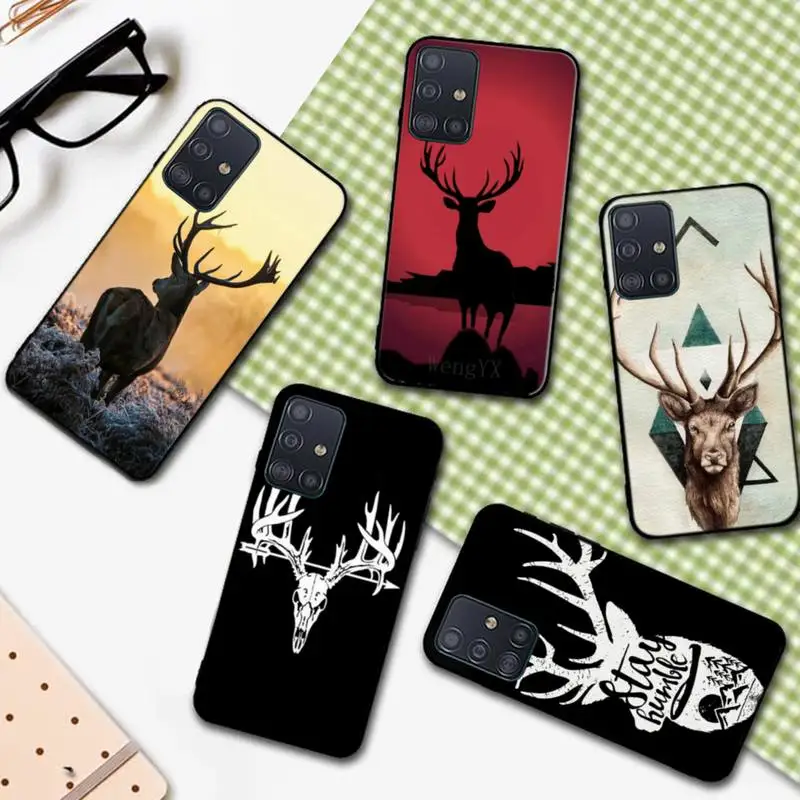 

Deer Hunting Pattern Phone Case For Samsung S9 10 20Plus Note 7 8 9 10 10plus Pro J8 M30 31 A32