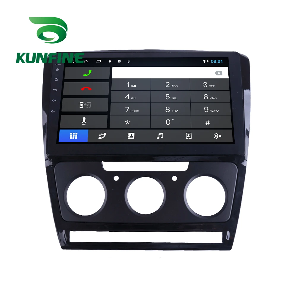 Автомобильный мультимедийный плеер Octa Core Android 10 0 с DVD GPS-навигацией стерео для Skoda