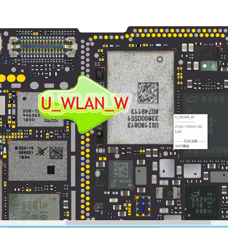 

1-10pcs/lot 339S00540 339S00551 U_WLAN_W WIFI BT For iPhone XS Max XSMAX Wi-Fi Bluetooth MODULE IC