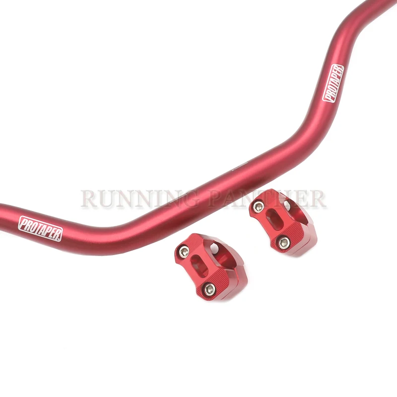 H Мотоцикл 28 мм CNC 1-1/" Fat Bar руль Грипсы колодки для KTM HONDA KAWASAKI SUZUKI YAMAHA Protaper Pro Dirt Bike Motorcross - Цвет: H
