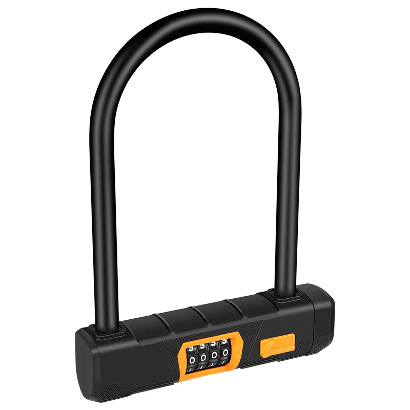 

Bicycle Digit U Chain Lock Anti-theft and Cutting Motorcycle Cable Code Password Lock Cycle Bike Alloy Steel Combination Lock