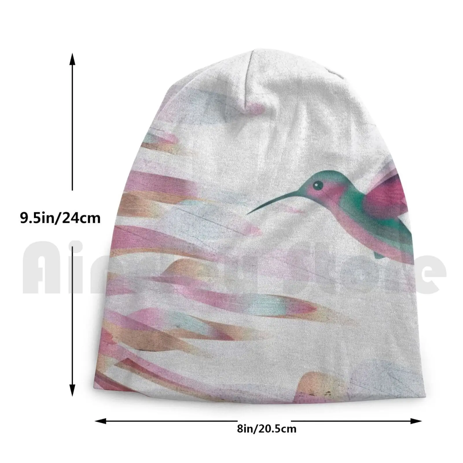 

Sweet Beanies Knit Hat Hip Hop Sweet Nature Leaves Hummingbird Animals Cute Birds Tropical Textured