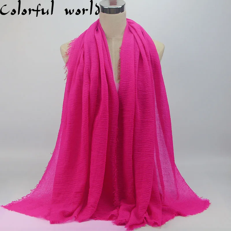 Мусульманский хиджаб для женщин мягкий хлопковый головной платок размером 90*180