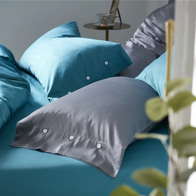 

Ultra Soft Silky Luxury Egyptian Cotton Duvet Cover Set Twin Queen King size Multi Solid Color Bedding set Fitted/Flat Bed sheet