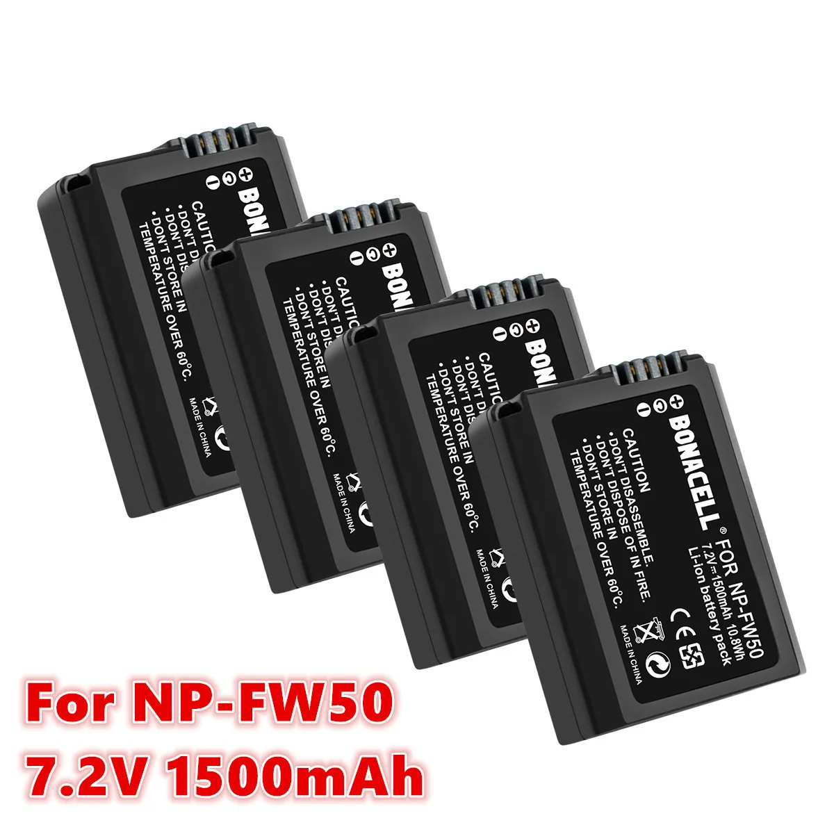 

7.2V 1500mAh NP-FW50 Battery+LCD Dual Charger For Sony Alpha A6500 A6300 A6000 A7S A7 A7S A5100 A5000 A7R