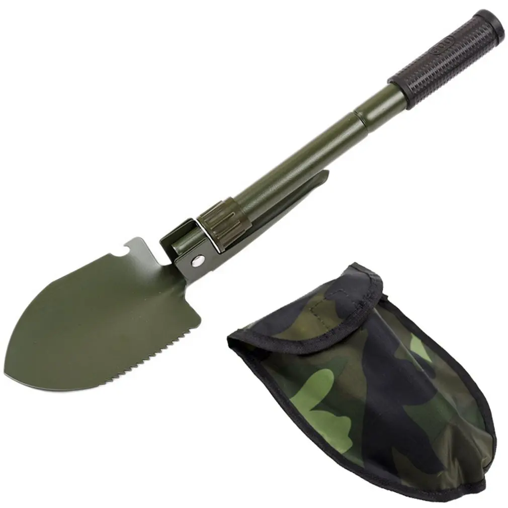 Sticking Bag Военный складной пляжный аварийная Лопата лопатка аварийная Лопата Портативный Сад Кемпинг Открытый Ручной инструмент - Цвет: Sticking Bag