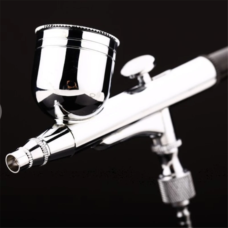 

Gravity Feed Airbrush Spray Gun Kit Double Action Air Brush Cake Tattoo Pistola De Pintura Nail Tool