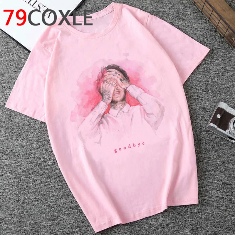 Футболка lil peep Мужская Винтажная ulzzang tumblr kawaii графические футболки топы harajuku |