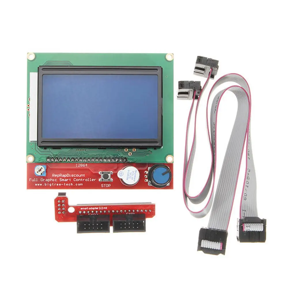Умный Цифровой ЖК дисплей 12864 Дисплей 3d принтер контроллер для RAMPS 1 4 Reprap