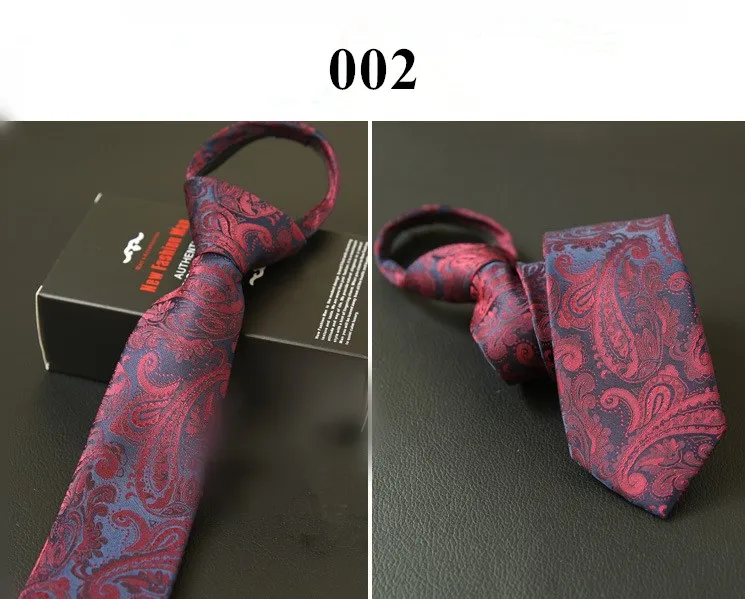 Новый 6 см с готовым узелком галстуки шеи галстук бабочка мужские узкие молнией