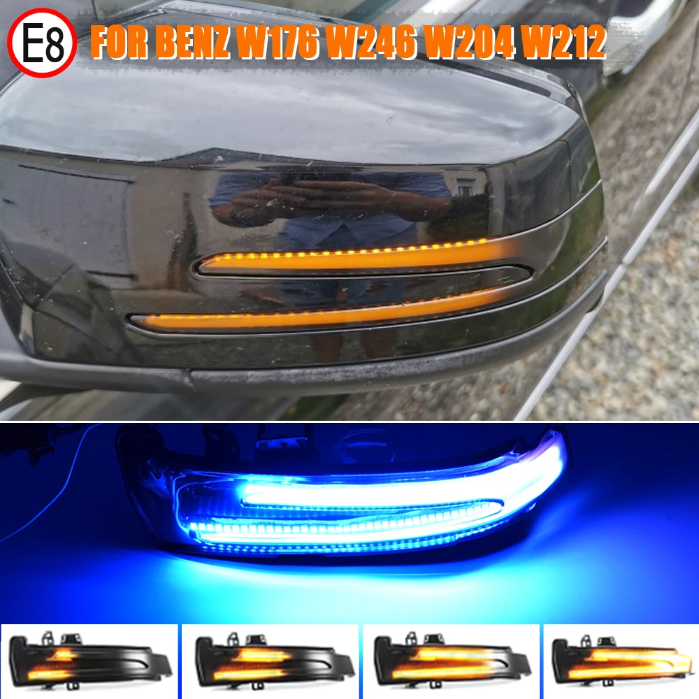 

For Mercedes-Benz CLA Coupe C117 2013-2017 CLA 180 LED Dynamic Turn Signal Light Flowing Water Blinker Flashing Light