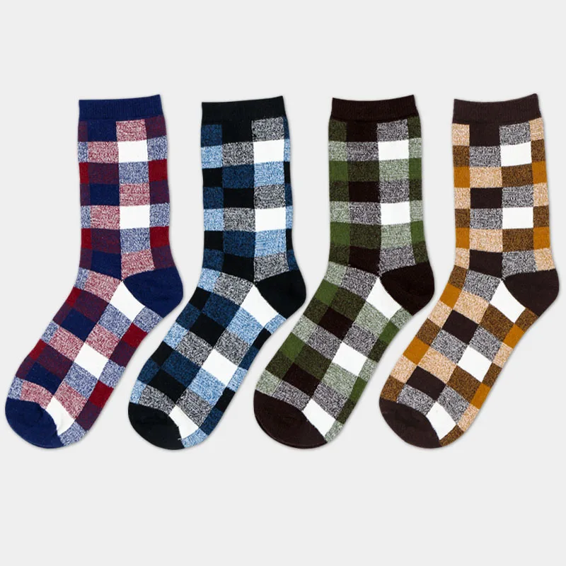 

4/3/2/1Pair High Quality Cotton Long Socks Compression Classic Men Socks Comfortable Gentleman Business Dress Socks for Male