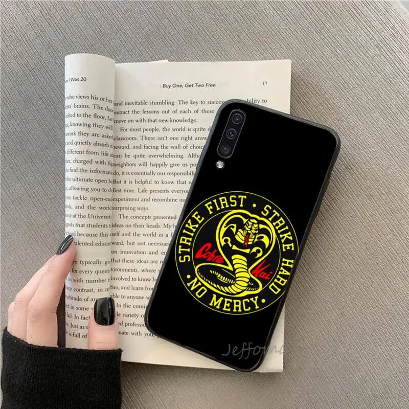 

Cobra Kai Phone Case For Samsung A20 A30 30s A40 A7 2018 J2 J7 prime J4 Plus S5 Note 9 10 Plus