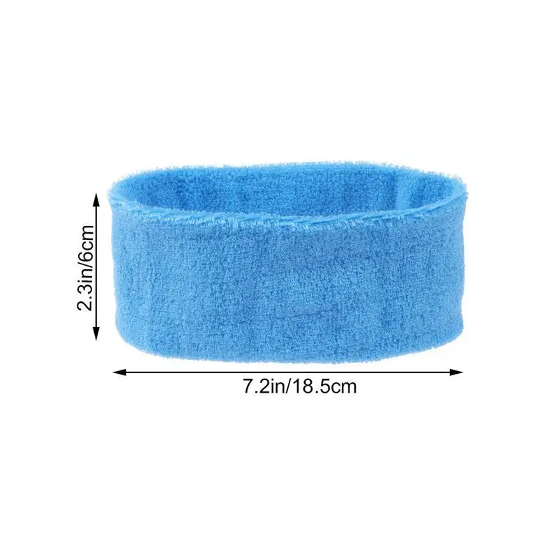 Спортивная повязка на голову для йоги махровая спа и лица регулируемое полотенце