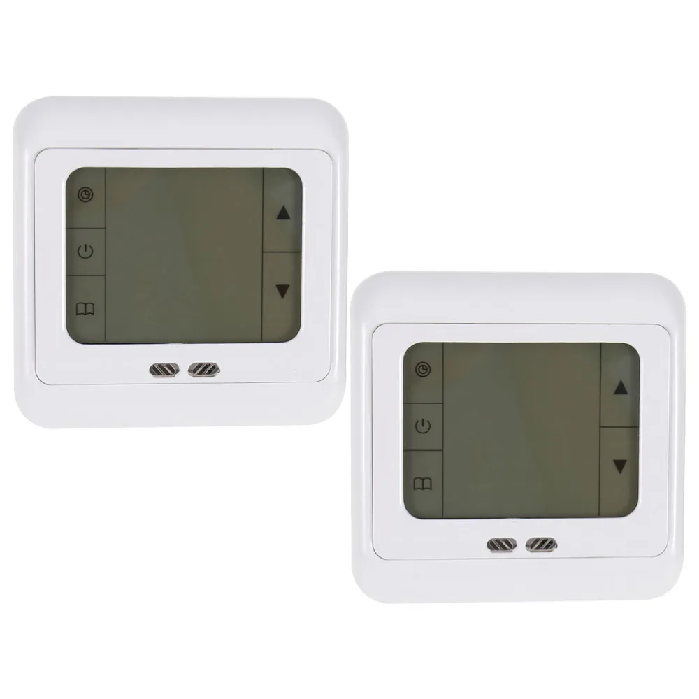 

2pcs Programmable Digital Thermoregulator Touch Screen Room Heating Thermostat