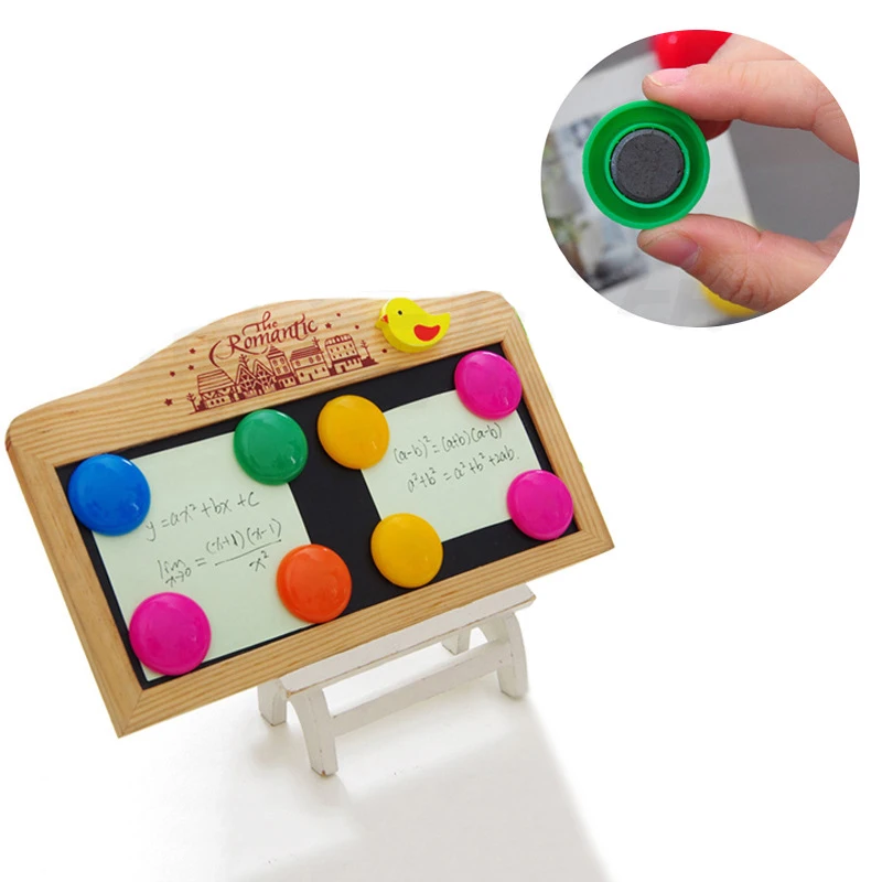 5 шт./лот красочные пластиковые магниты на холодильник наклейка для белой доски