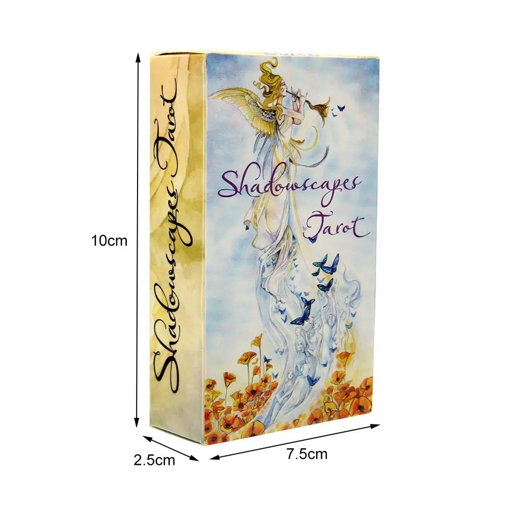 8PCS/Set Flower Shadow Tarot Cards English Divination Love Business Ebook To Guide Game For Women Family Party | Спорт и развлечения