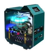ups v5 ups plus cover ups with rtc power supply device ice tower 3d printer case for raspberry pi 4b 3b 3b