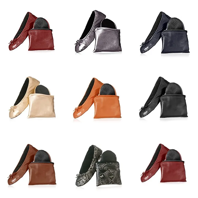 Бесплатная доставка! Складные балетные туфли тапочки для вечерние ринки