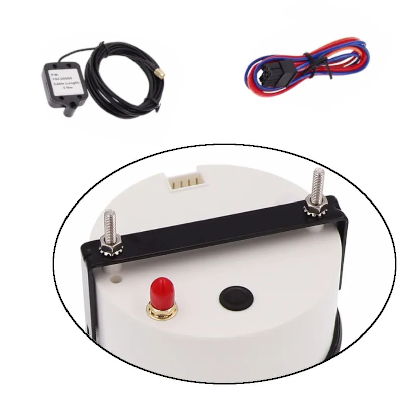 85 мм 60KMH GPS измеритель скорости одометр IP67 Водонепроницаемый 120KMH с красной