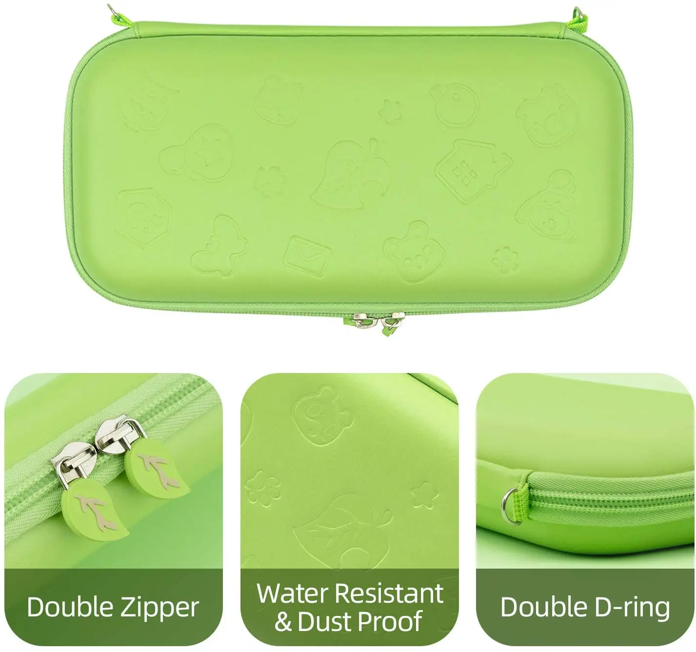 Портативный чехол Green forest для Nintendo Switch сумка хранения переноски консоли жесткие