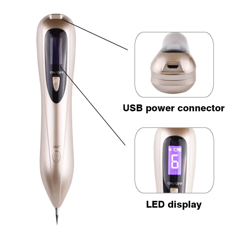 Новейшая плазменная ручка лазерная татуировка кожи машина для удаления темных