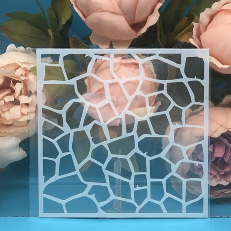 9 шт./лот 13 см доска матрица пузырь DIY трафареты для наслоения живопись скрапбук