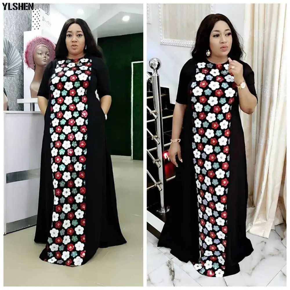 Африканские платья для женщин Дашики летнее платье размера плюс в африканском