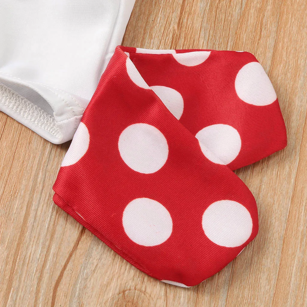 Милые купальные костюмы в горошек для маленьких девочек модель 2020 бикини TwoPiece