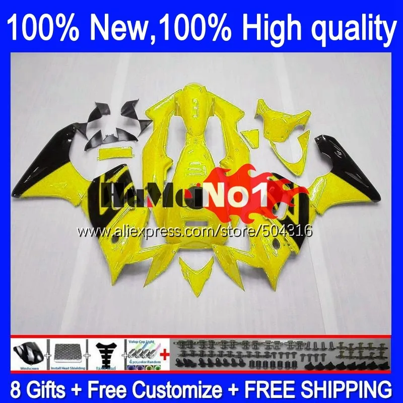 

+Tank For HONDA CBR125R CBR-125R 02 03 2004 2005 2006 124MC.107 CBR125RR CBR 125CC 125R 2002 2003 04 05 06 Fairings yellow black