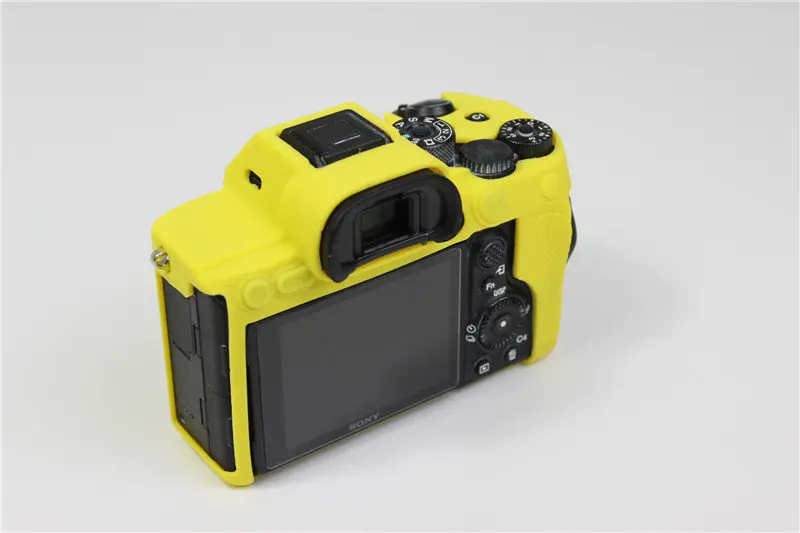 Силиконовая кожа брони чехол для камеры Защитная крышка для sony Alpha A7 II A7R II A7S II A7 III A7R III IV A7M2 A7M3 A7RM3 A7RM4