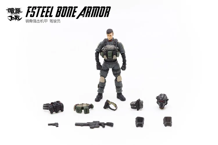 1/25 JOYTOY фигурка FSTEEL BONE ARMOR Mecha и военный солдат фигурка модель игрушки коллекция игрушек Рождественский подарок