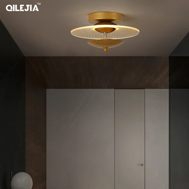 Светодиодный потолочный светильник входный современный простой атмосферный