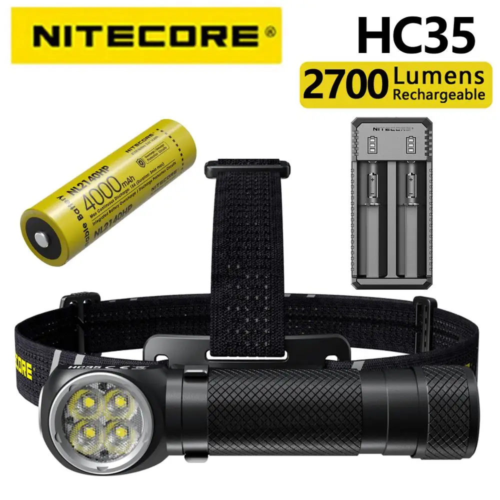 Высокопроизводительная многофункциональная L образная фара NITECORE HC35 2700 | Отзывы и видеообзор