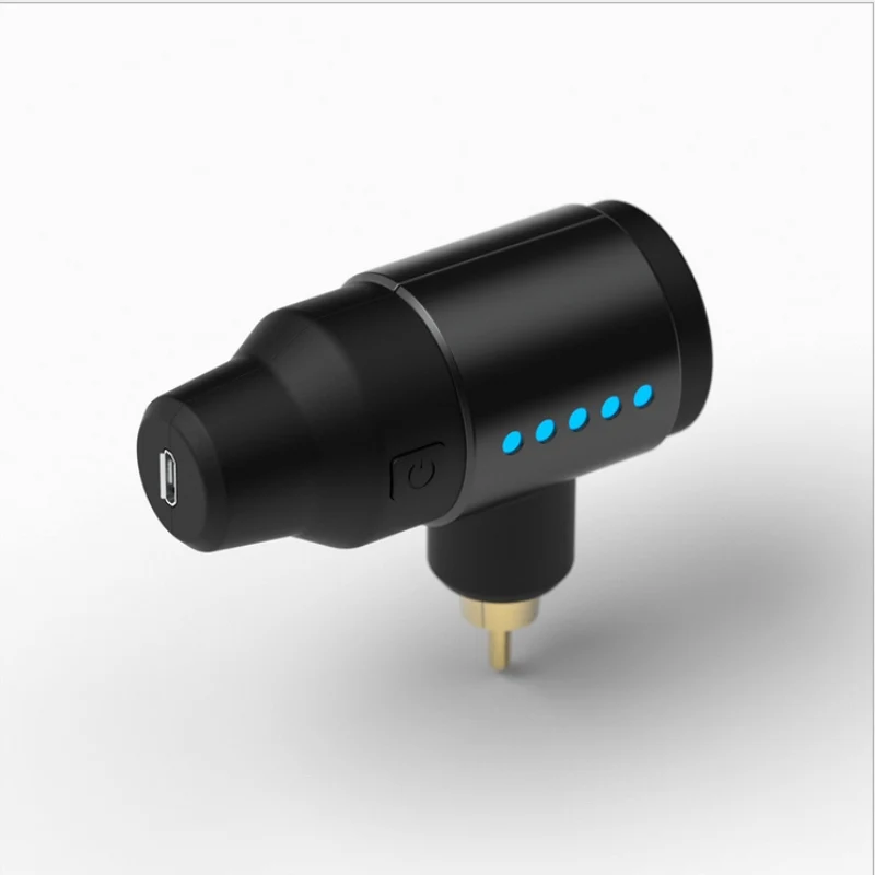 Беспроводной мини-блок питания для тату RCA разъем постоянного тока тату-машинки |