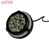 2pcs set motorcycle headlight fog driving lights front head lamp 9 led 12v hotsale