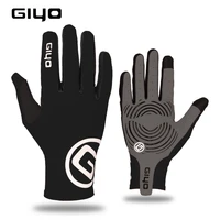 giyo sports touch screen long full fingers gel sports cycling gloves women men bicycle gloves mtb road bike riding racing gloves