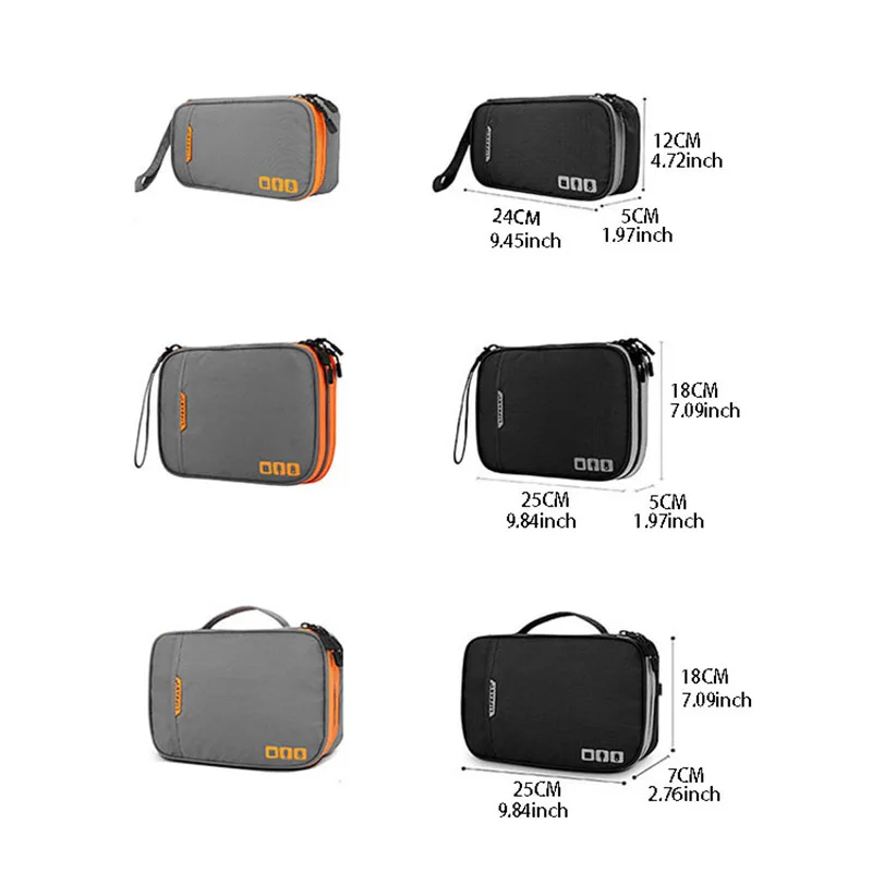 

Travel Necessary Digital Storage Bags Multifunction Mobile Power Earphone U Disk Data Cable Packing Pouch Organizer Accessories