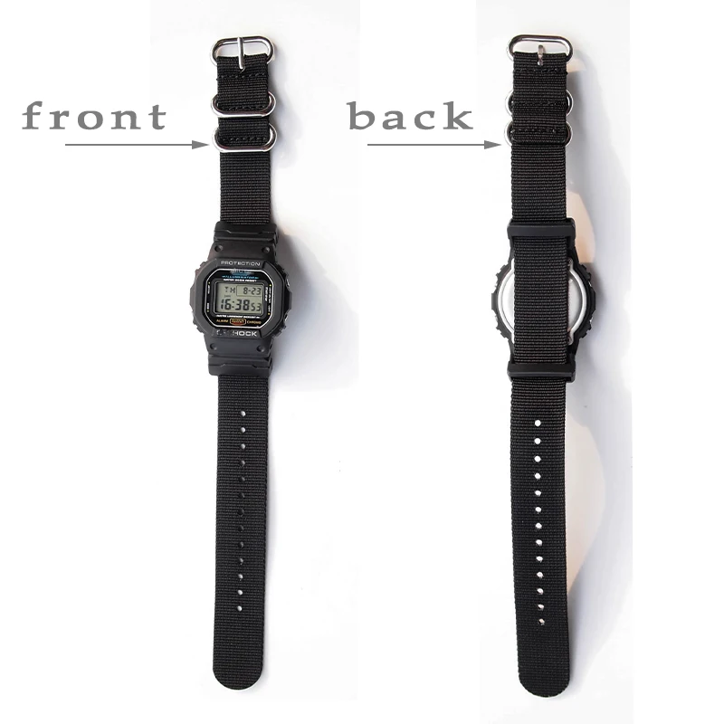 Холщовый ремешок для часов CASIO 69006600 9052GA 110 100GW M5610 часов|Ремешки часов| |