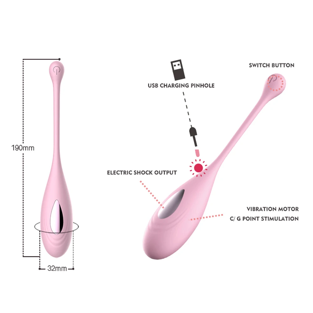 Electric Shock Vibrating Eggs For Women APP Remote Control Vibrators USB Rechargeable Clitoris Stimulator Sex Toys for | Красота и