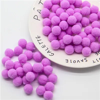 15m 26 144pcs Мини Помпона смешанный Мягкий круглый Pompones шарики Пышная юбка с помпонами для малышей DIY одежды ручной работы рукоделия 8/10/15/20/25/30 мм - Цвет: 15m 26 144pcs