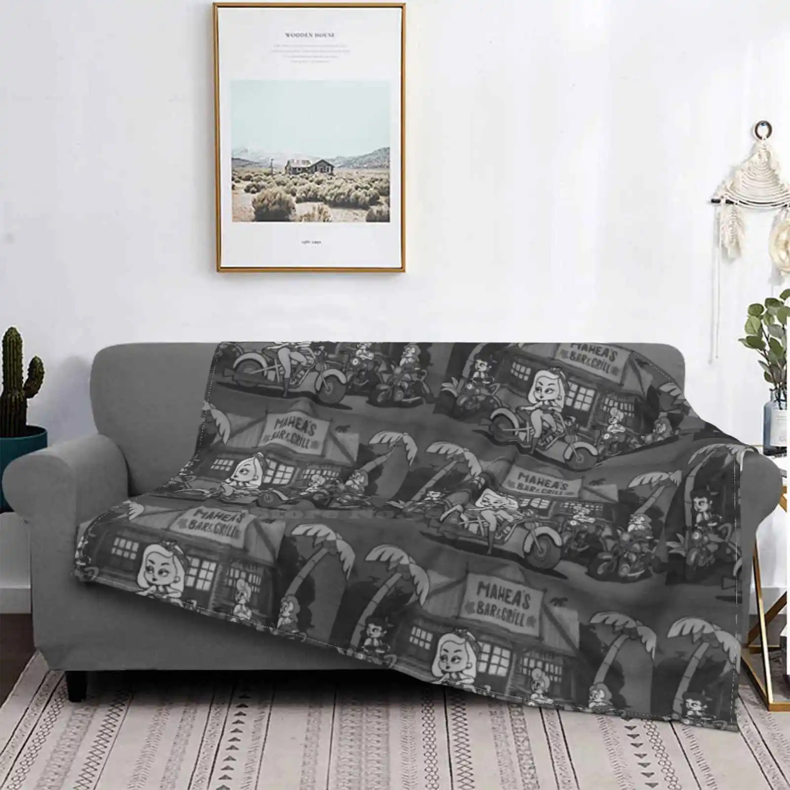 

С на Гаваи-manta suave para sofa/cama/Trip, Роскошные, белые и черные, Kp