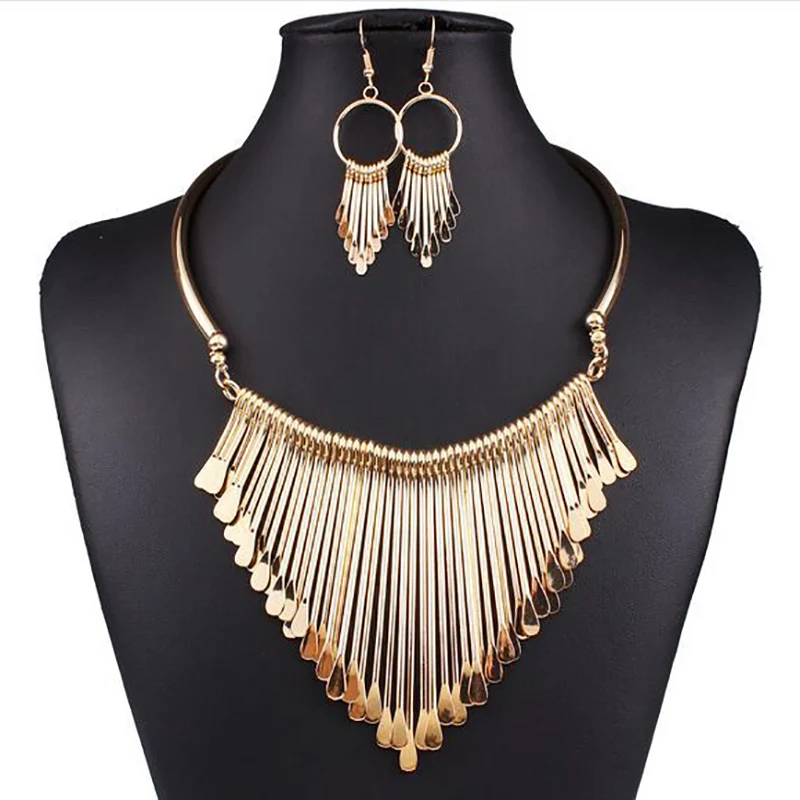 Женское богемное ожерелье с кисточками Hyperbole Этнические украшения в стиле бохо