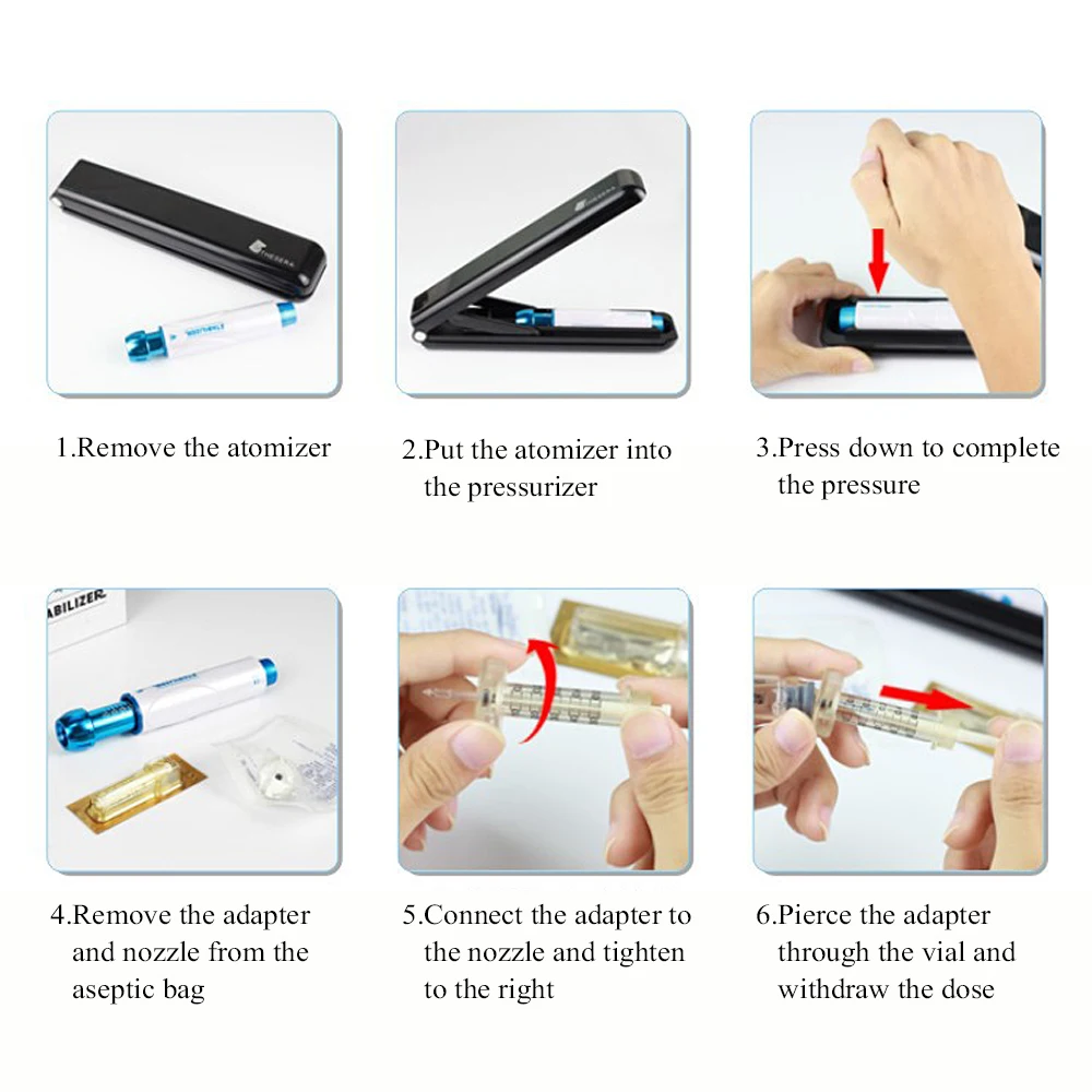 Аксессуары для Безыгольный распыления введение инструмент кожей увлажняющий