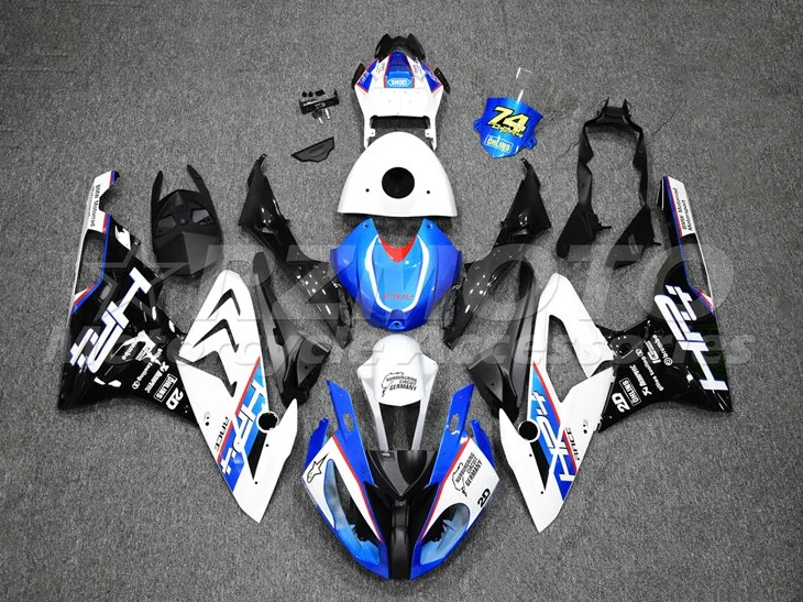 

New ABS Motorcycle Complete Whole Fairings Kit for BMW S1000RR 2015 2016 15 16 HP4 Bodywork set Custom Free blue Full Tank cover