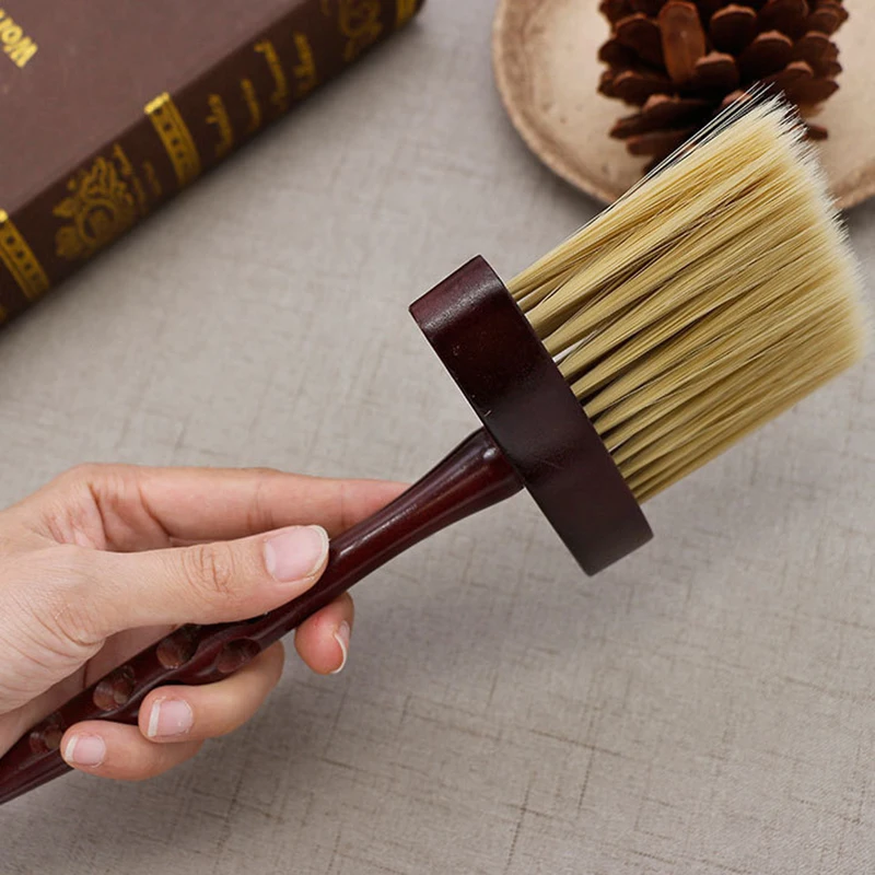 Парикмахерская щетка для удаления пыли деревянная подметания шеи мягкая чистки