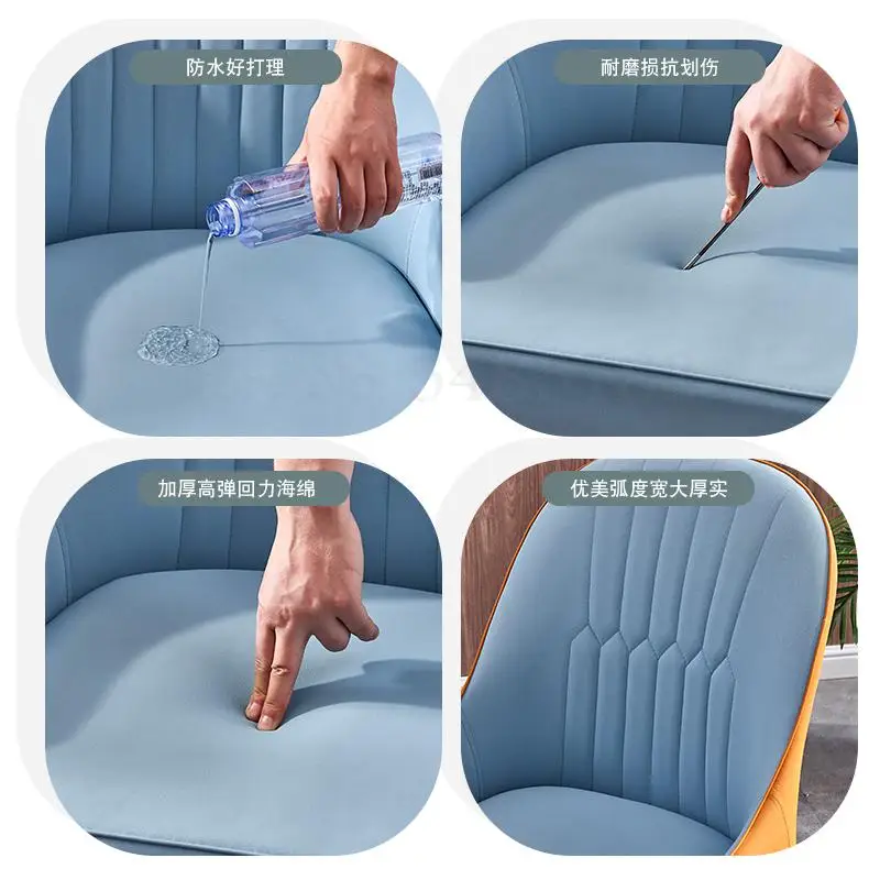 Скандинавский светильник роскошный стул для столовой простой современный