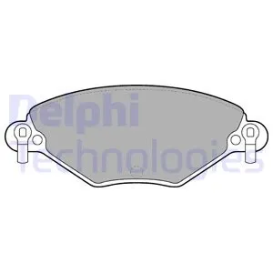 

DELPHI LP1654 BRAKE LINING ON 01 C.5 TUM