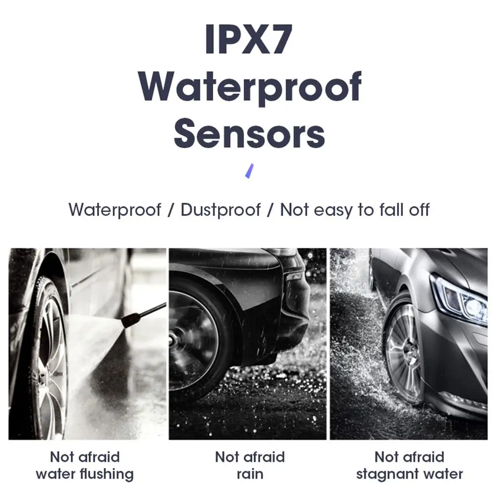 Беспроводная система контроля давления в шинах на солнечной батарее с 6 внешними